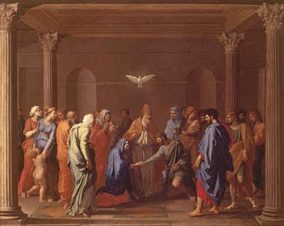 The Marriage of the Virgin by Nicolas Poussin